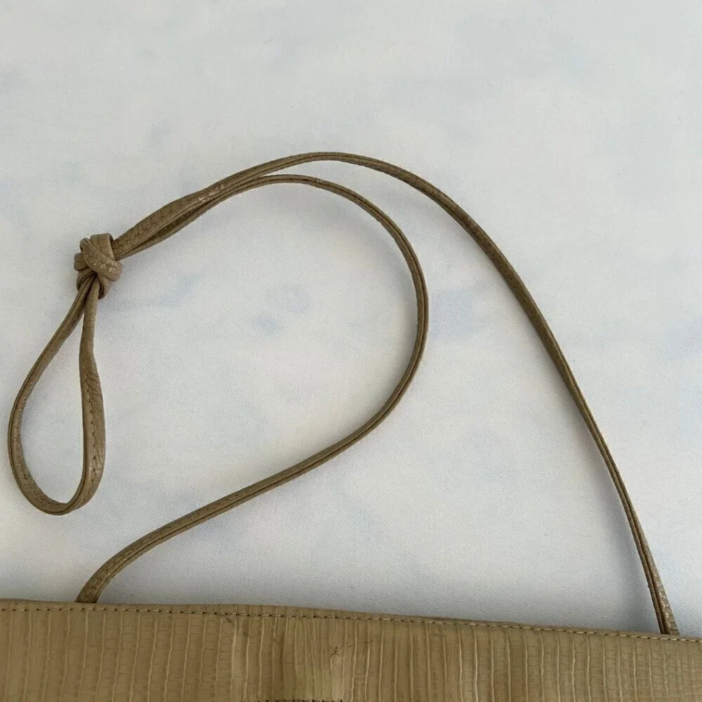 Park Ave Int. Genuine Leather Vintage Made In USA Abstract Clutch Shoulder Bag - Picture 4 of 6
